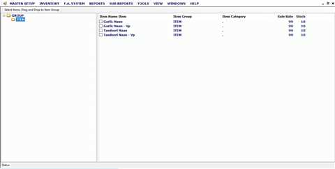 TOOL FOR BULK ITEM ALLOCATION IN GROUP AND SUB GROUP